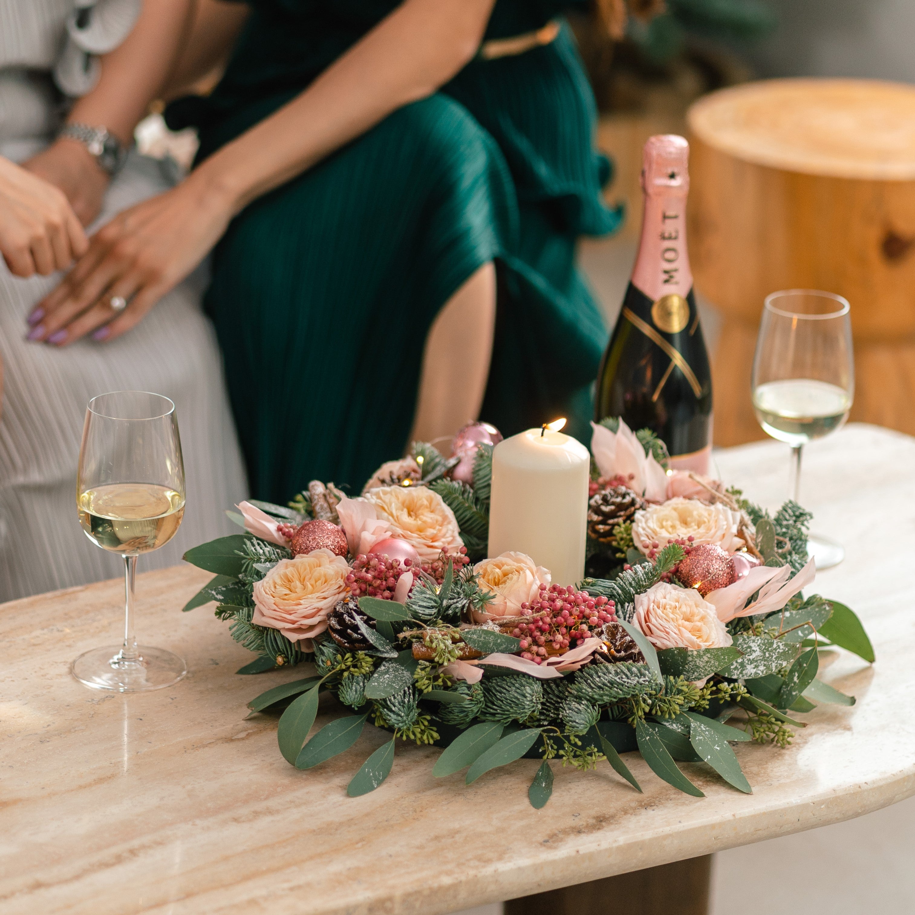 Christmas Table Wreath