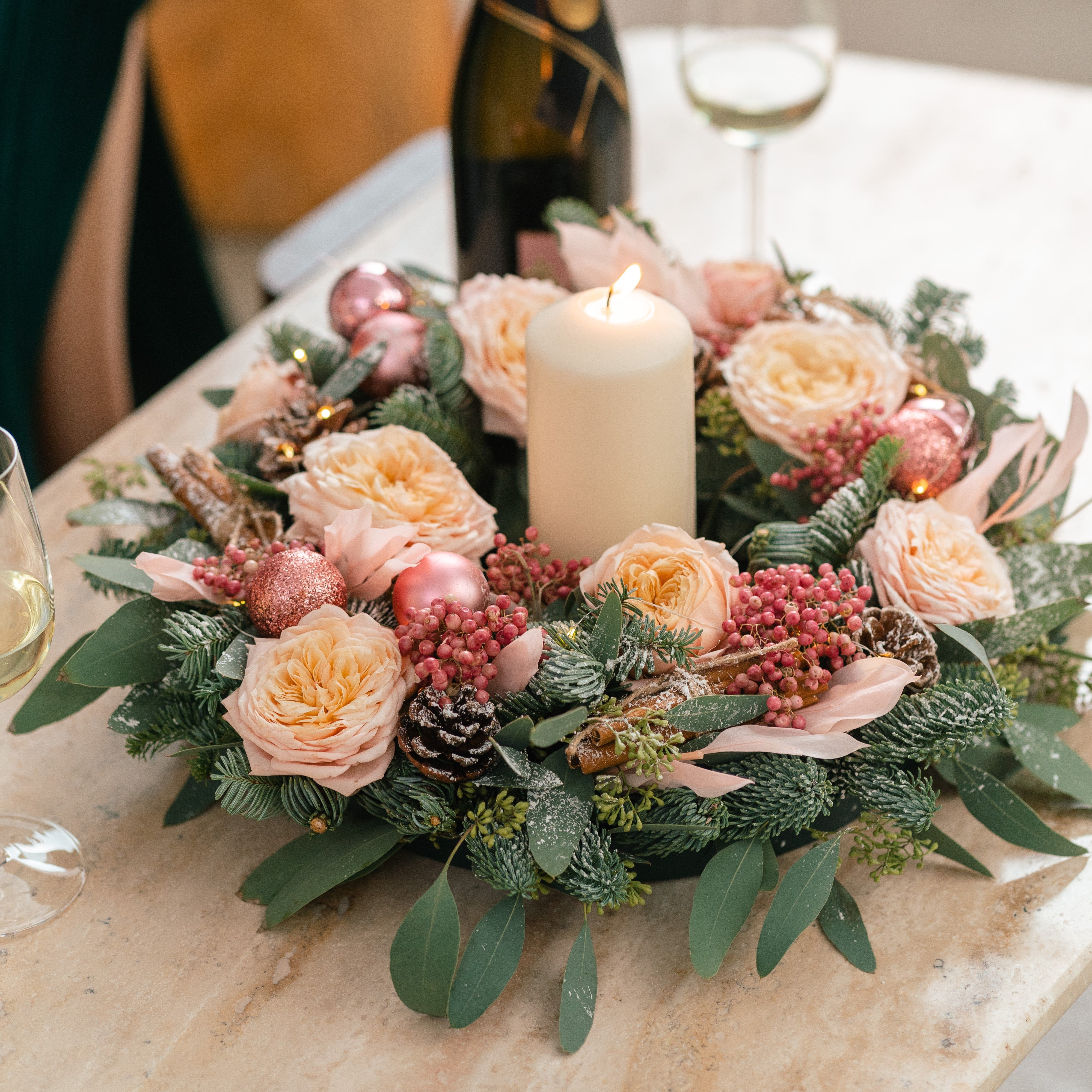 Christmas Table Wreath