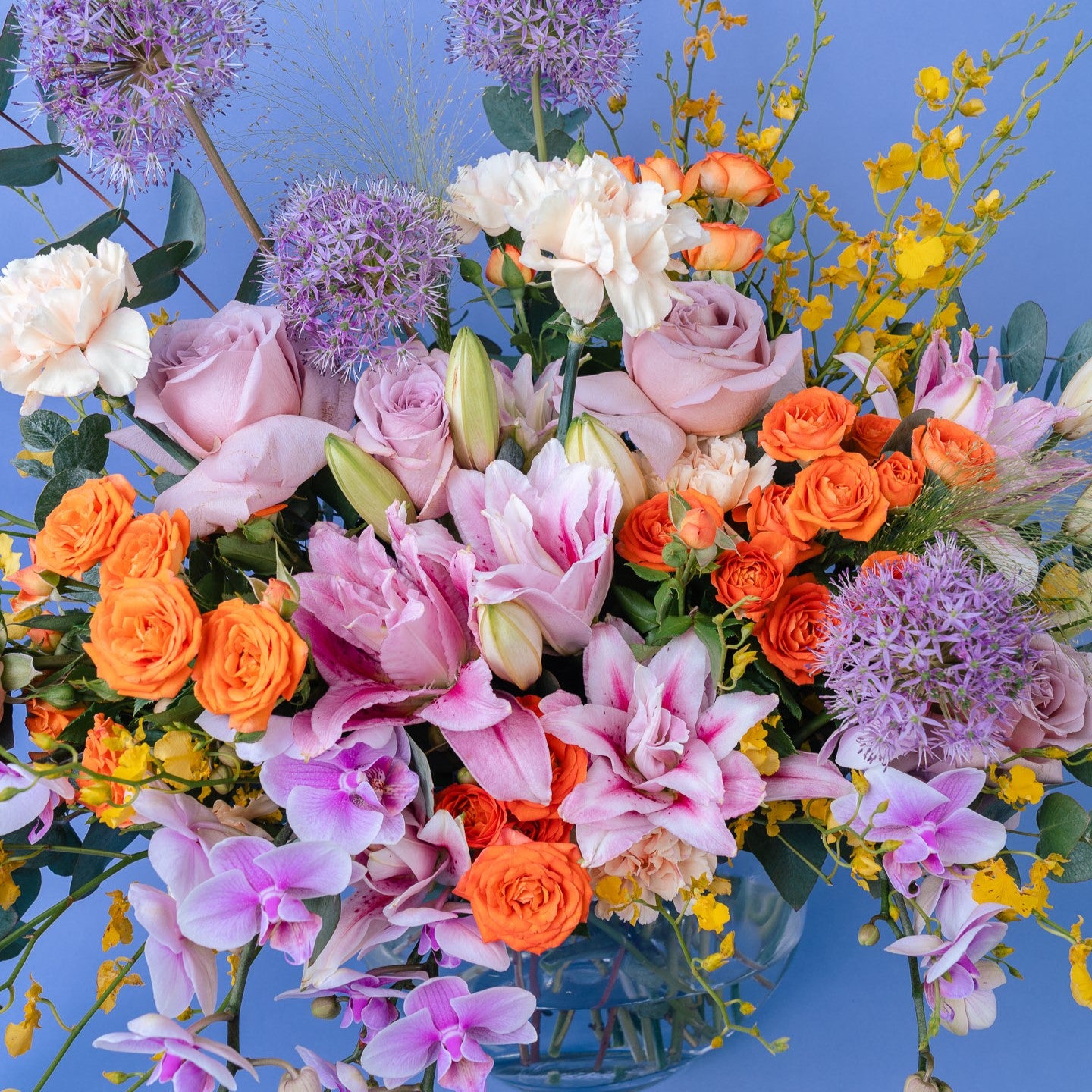 Bright And Cheerful Vase Arrangement