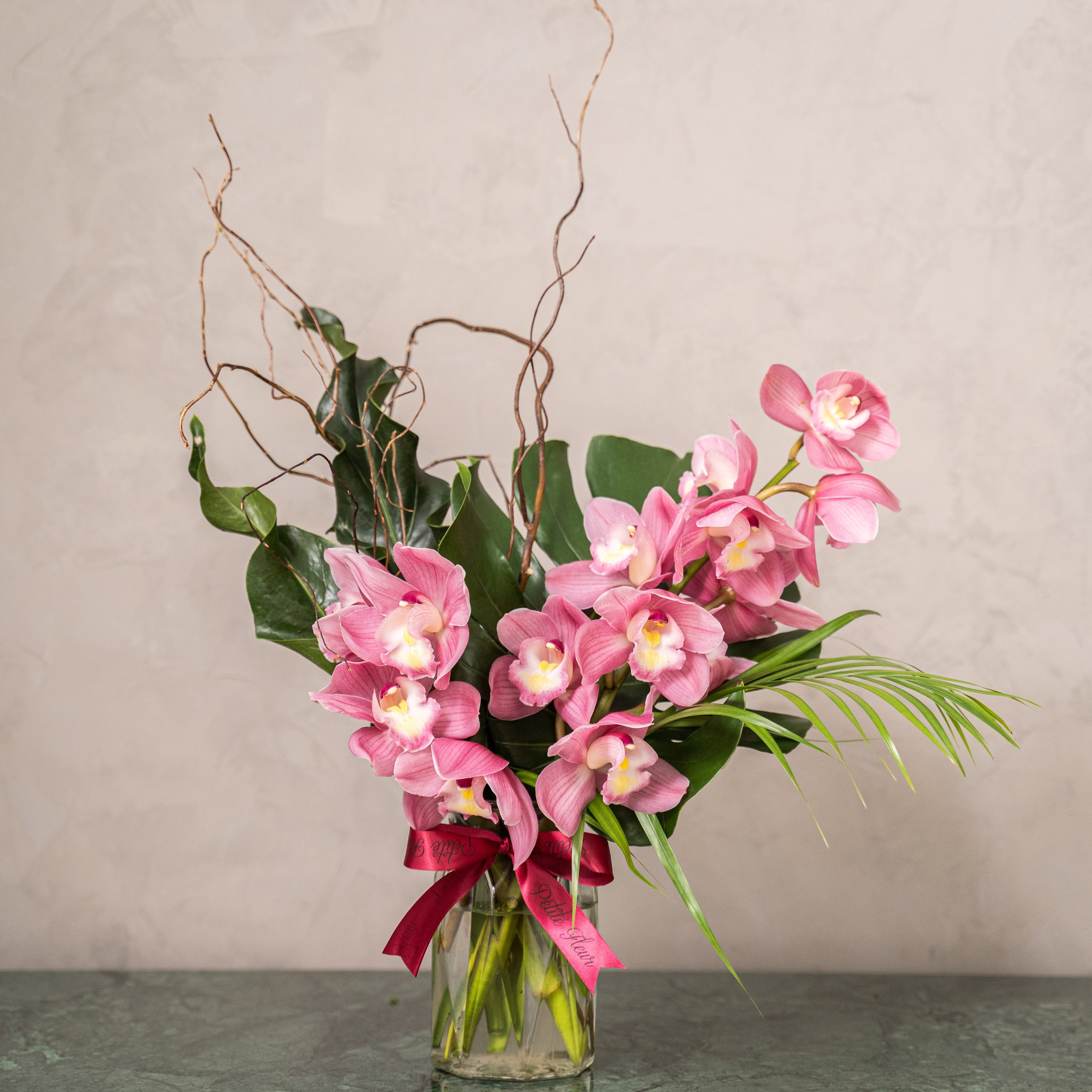 Dainty Pink Orchid Arrangement