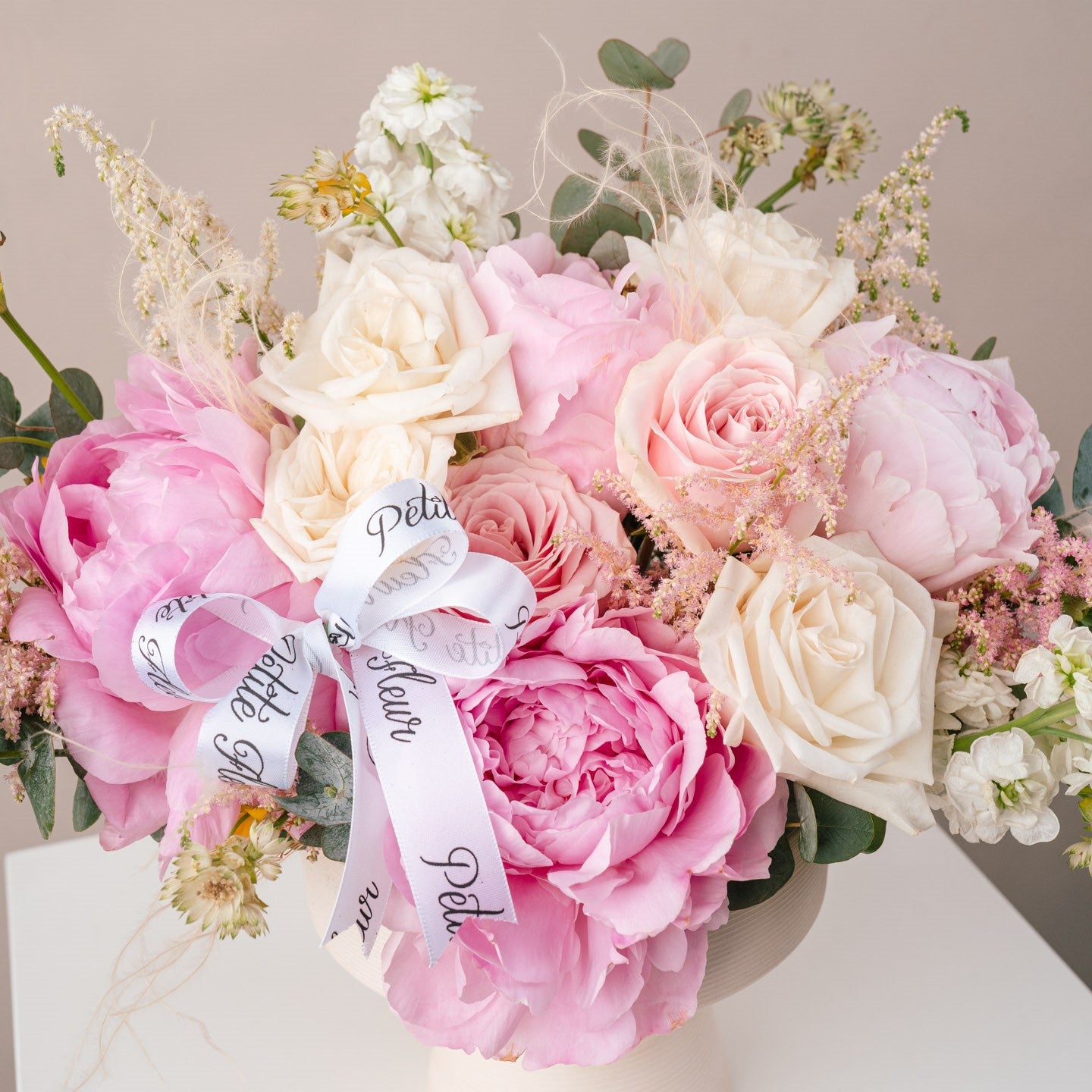 Charming Peony Vase Arrangement