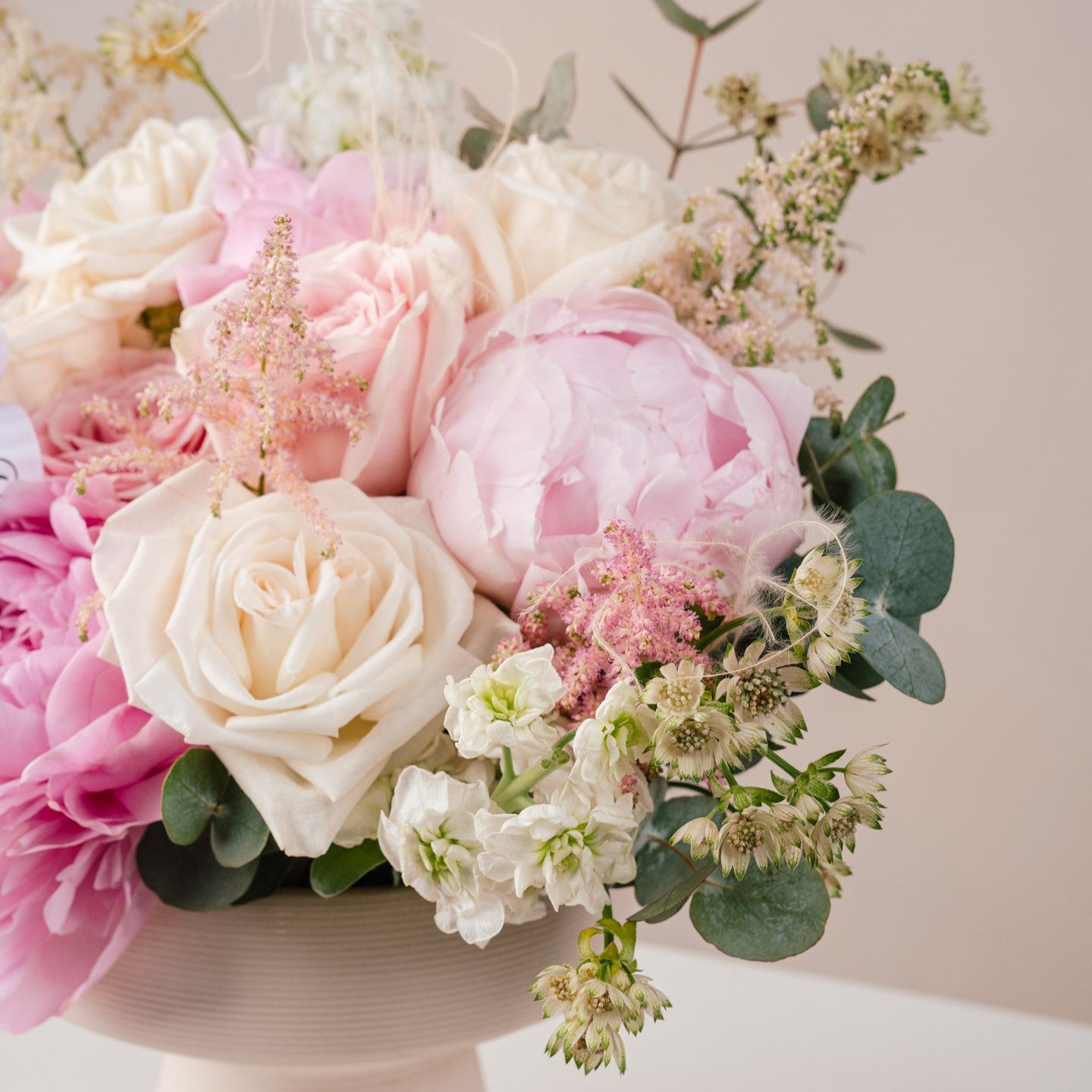 Charming Peony Vase Arrangement