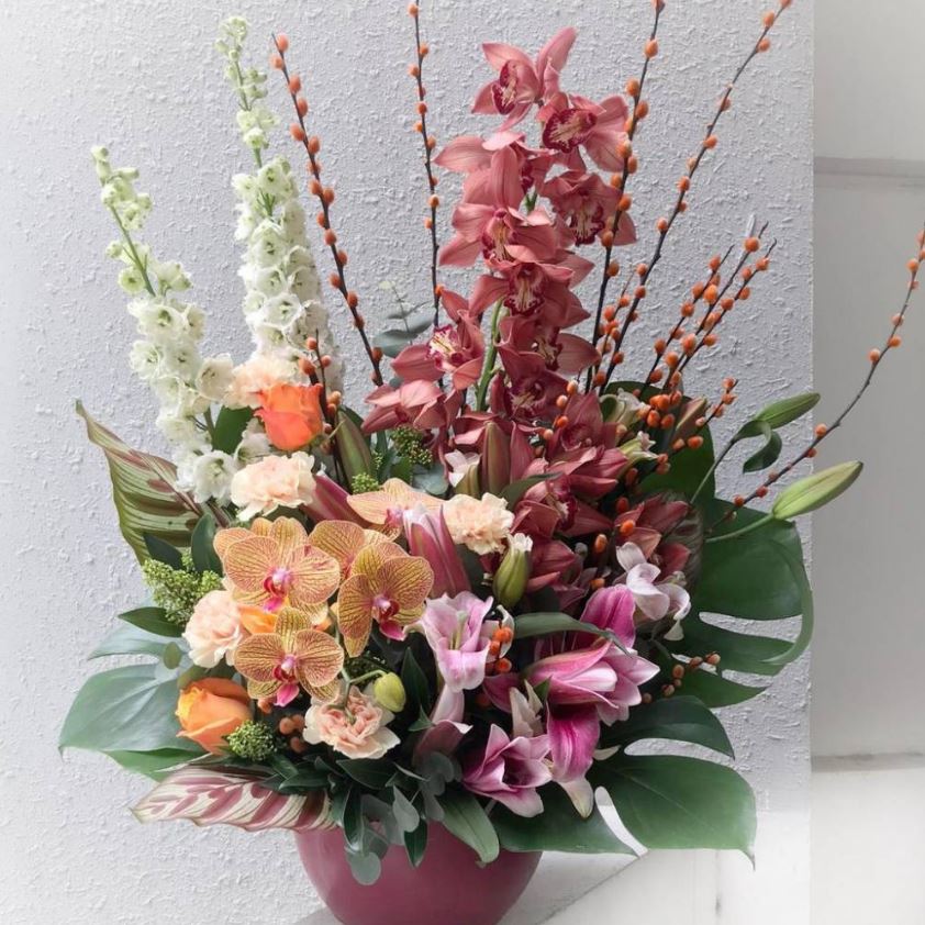 Cymbidium Vase Arrangement