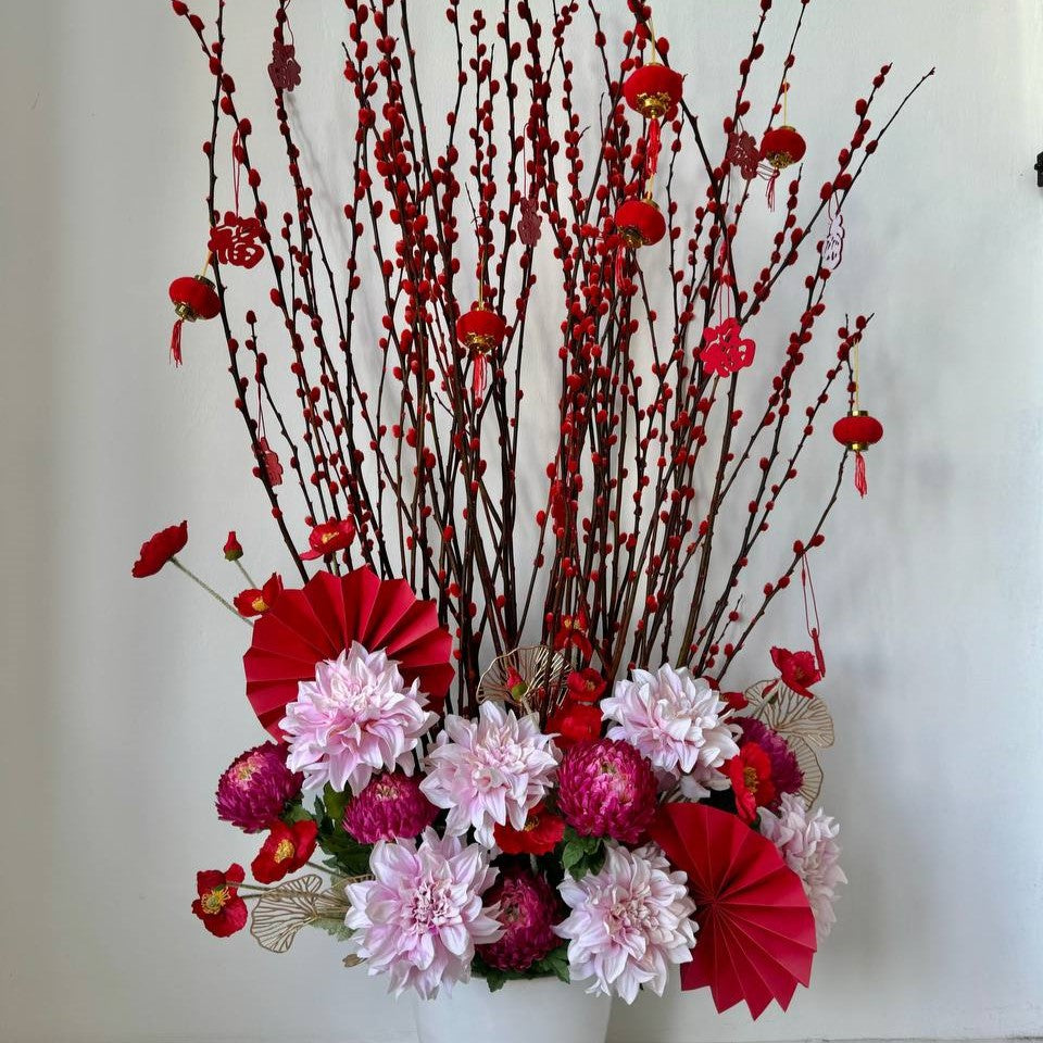 Majestic Pussy Willow Vase Arrangement