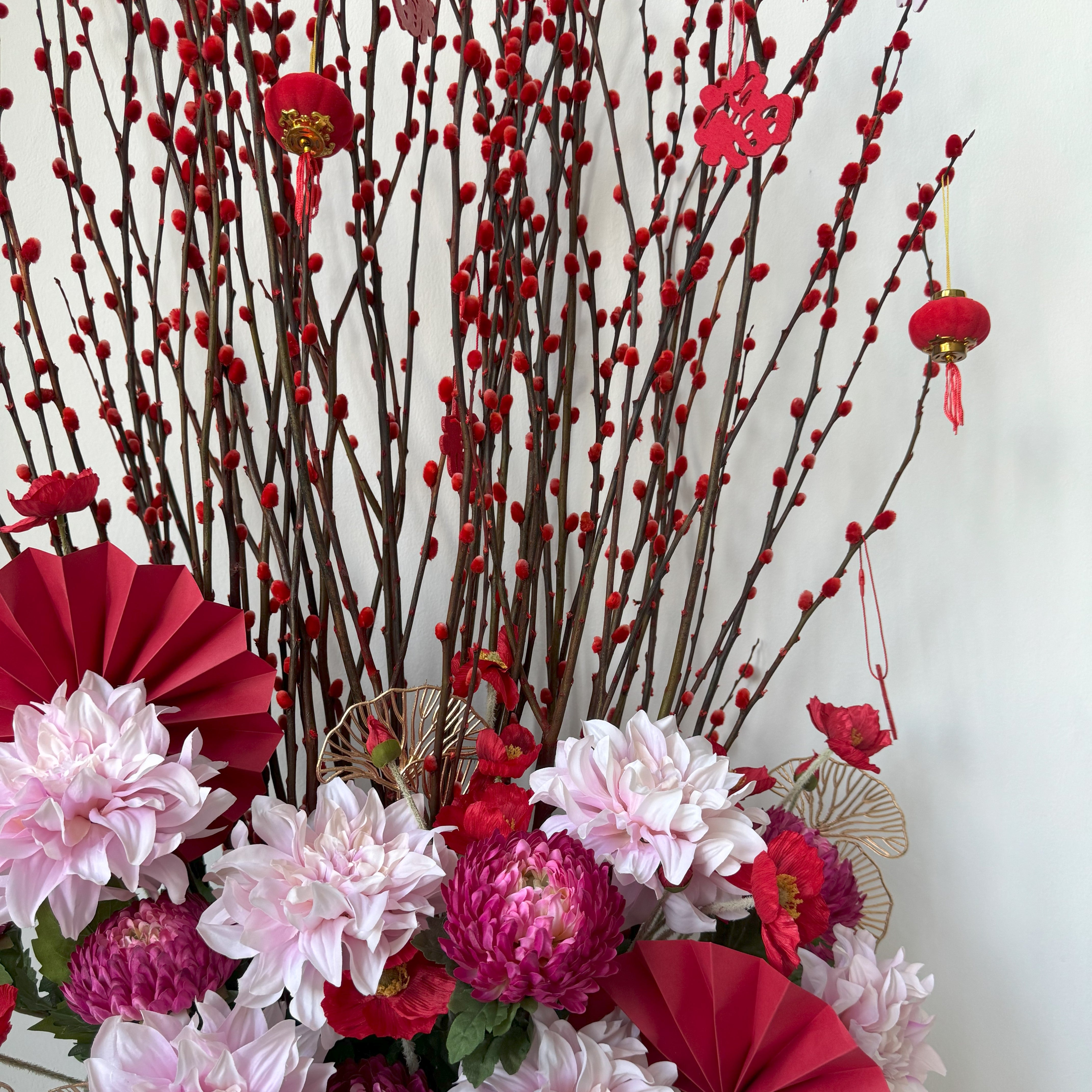 Majestic Pussy Willow Vase Arrangement