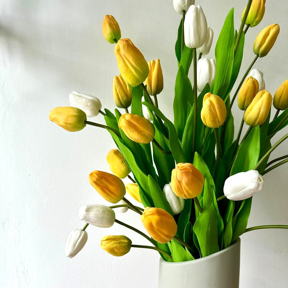 Artificial Tulip Vase Arrangement